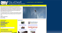 Desktop Screenshot of cityoffarrell.com