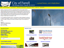 Tablet Screenshot of cityoffarrell.com